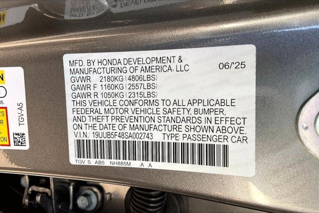 2025 Acura TLX Technology Package