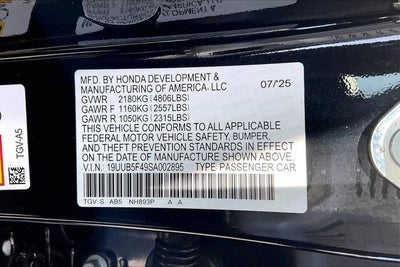 2025 Acura TLX Technology Package