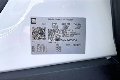 2021 Chevrolet Tahoe 4WD RST