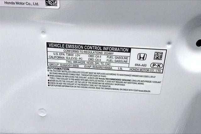 2024 Honda Accord Sedan EX