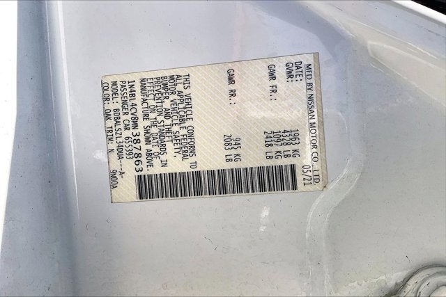 2021 Nissan Altima SR FWD