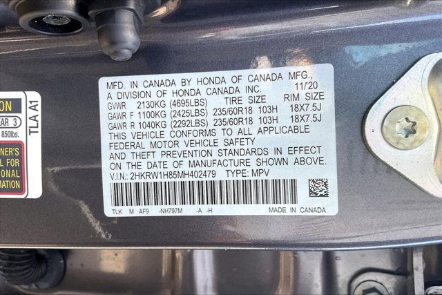 2021 Honda CR-V 2WD EX-L