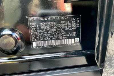 2024 Honda HR-V 2WD Sport