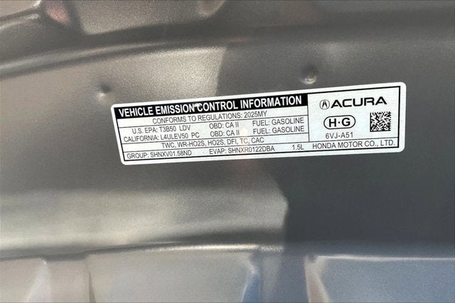2025 Acura ADX w/A-Spec Advance Package
