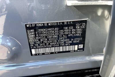 2025 Acura ADX w/A-Spec Advance Package