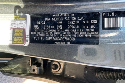 2024 Kia Forte LXS