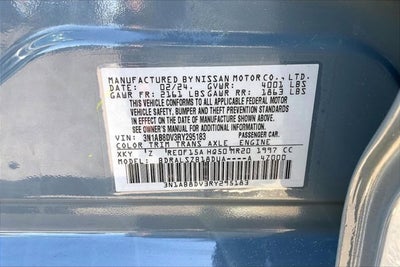 2024 Nissan Sentra SR Xtronic CVT