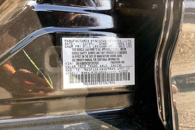 2025 Nissan Sentra SR