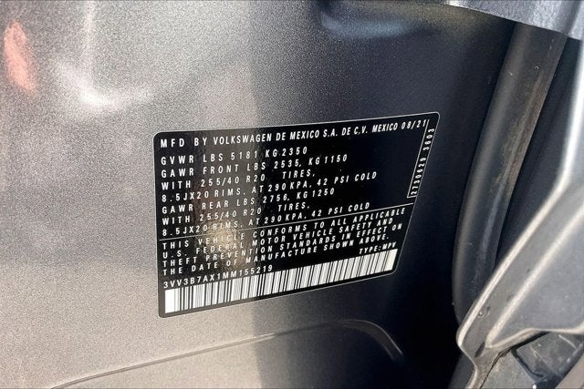 2021 Volkswagen Tiguan 2.0T SE R-Line Black