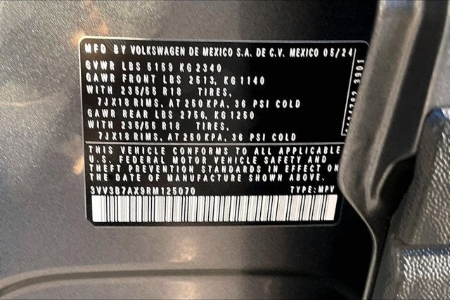 2024 Volkswagen Tiguan 2.0T SE