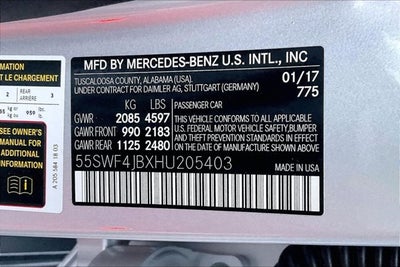 2017 Mercedes-Benz C 300 C 300