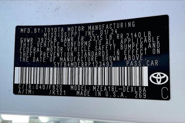 2024 Toyota Corolla LE