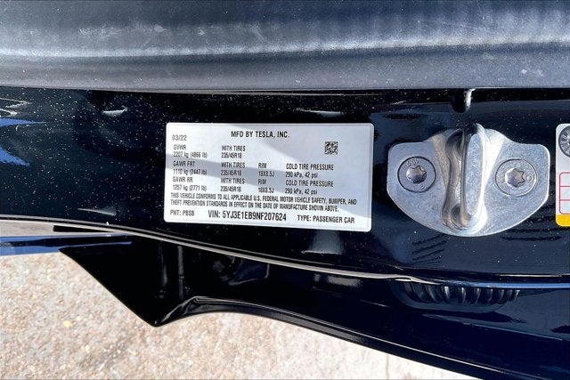 2022 Tesla Model 3 Long Range Dual Motor All-Wheel Drive