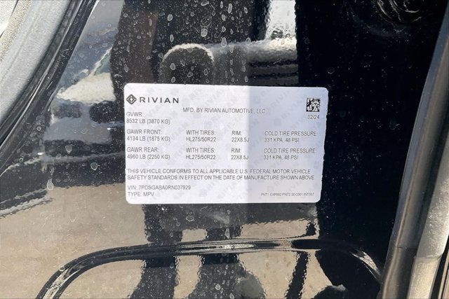 2024 Rivian R1S Adventure Quad Motor Large Pack