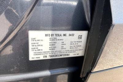 2022 Tesla Model X Dual Motor All-Wheel Drive