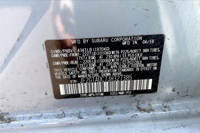 2018 Subaru Crosstrek 2.0i Premium