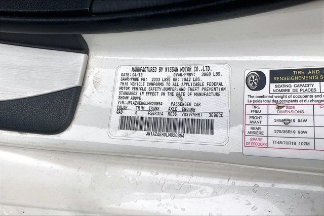 2020 Nissan 370Z Sport 6-Speed Manual
