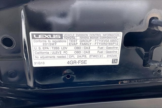 2015 Lexus IS 250 Sport