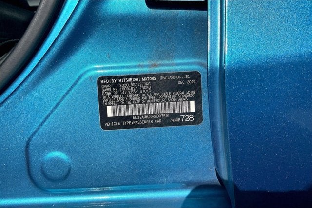 2024 Mitsubishi Mirage ES