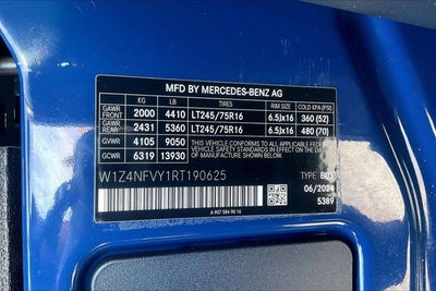 2024 Mercedes-Benz Sprinter 2500 Standard Roof 4-Cyl Diesel HO