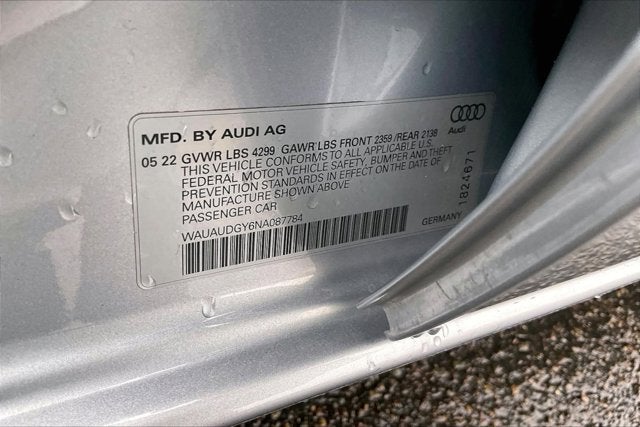 2022 Audi A3 Premium 40 TFSI Front-Wheel Drive S tronic