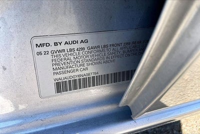 2022 Audi A3 Premium 40 TFSI Front-Wheel Drive S tronic