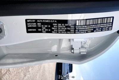 2025 Alfa Romeo Stelvio STELVIO AWD