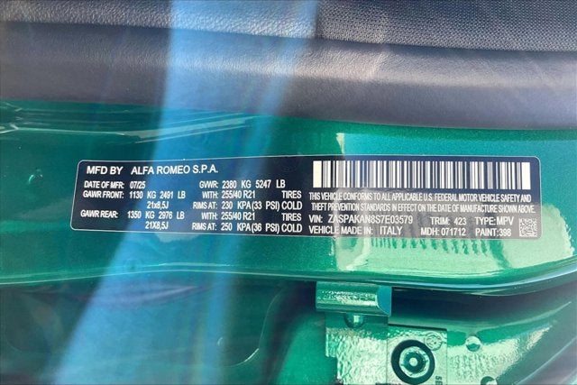 2025 Alfa Romeo Stelvio STELVIO AWD