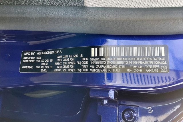 2021 Alfa Romeo Stelvio Ti