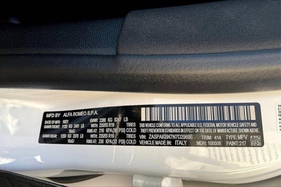 2022 Alfa Romeo Stelvio Ti AWD